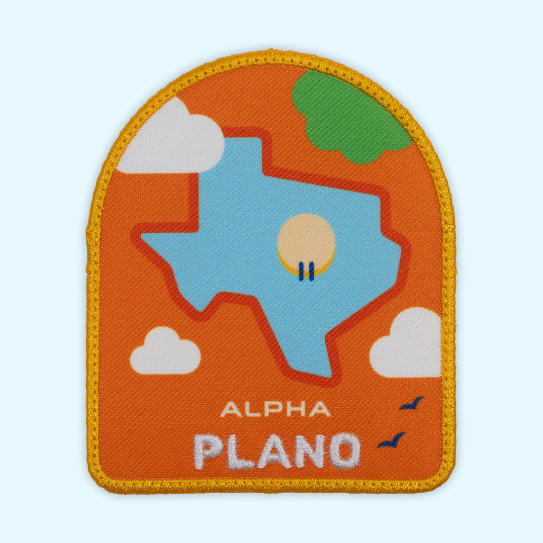 Plano Embroidered Patch