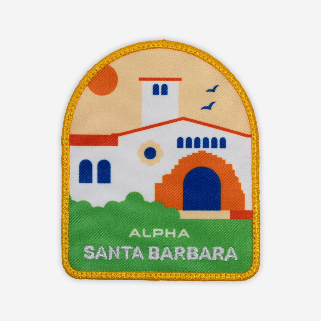 Santa Barbara Embroidered Patch