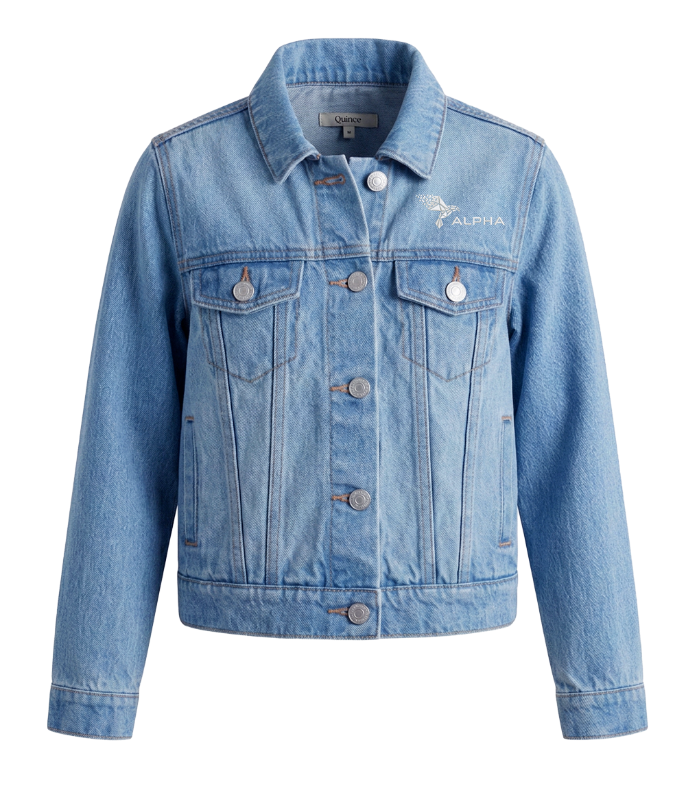 Girls 100% Organic Cotton Denim Jacket
