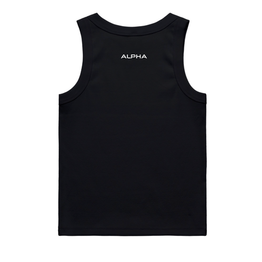Black Alpha Women's Ribbed Tank