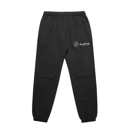 Black Alpha High Sweatpants
