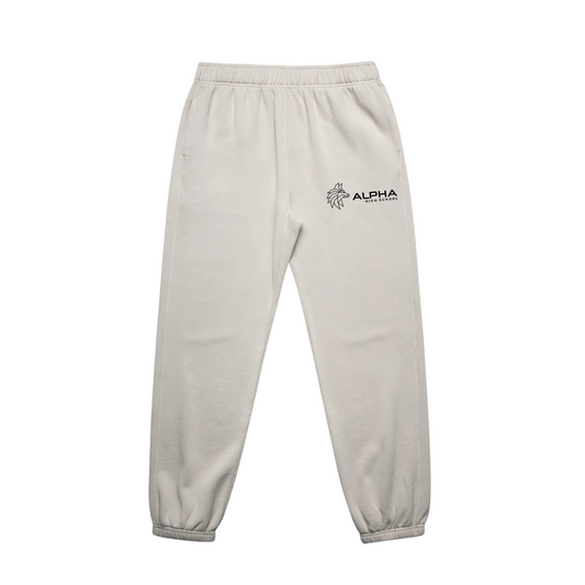 Cream Alpha High Sweatpants