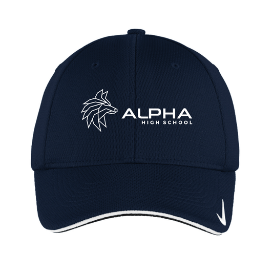 Navy Alpha Nike fitted cap