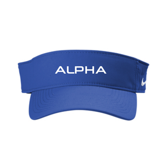 Blue Alpha Nike Visor