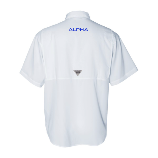 White Alpha Men's Colombia Shirt