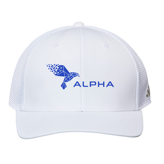 White Alpha Adidas Hat
