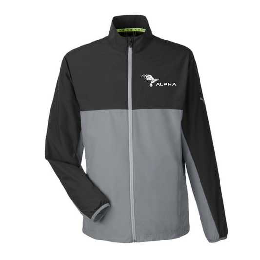 Black Alpha Men's Puma Wind Jacket