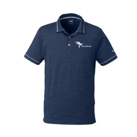 Navy Alpha Men's Puma Polo