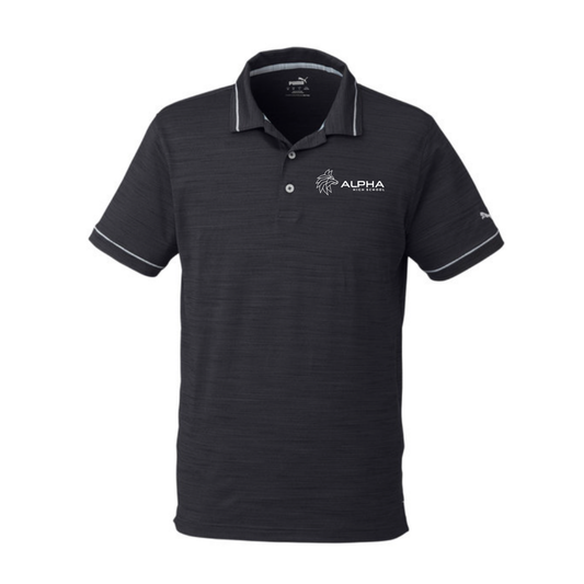 Black Alpha Men's Puma Polo