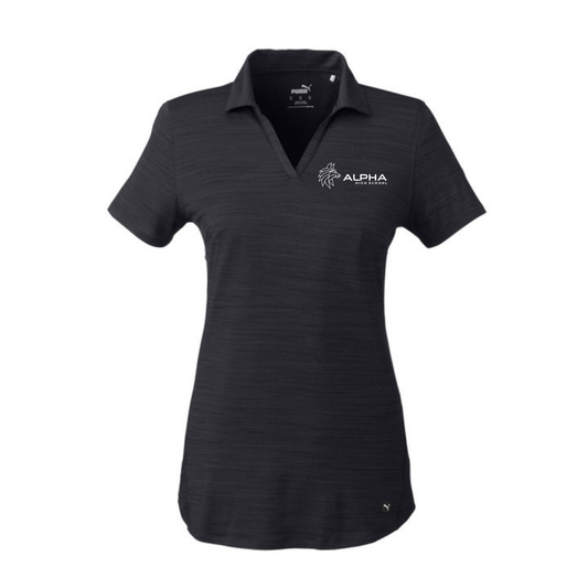 Black Alpha Women's Puma Polo