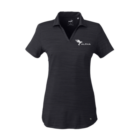 Black Alpha Women's Puma Polo
