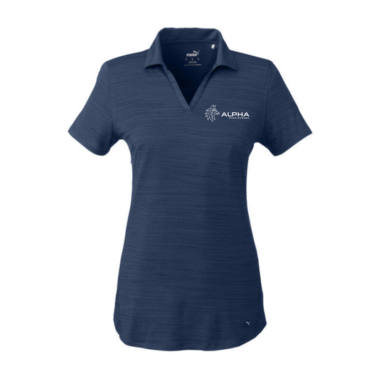 Navy Alpha Women's Puma Polo