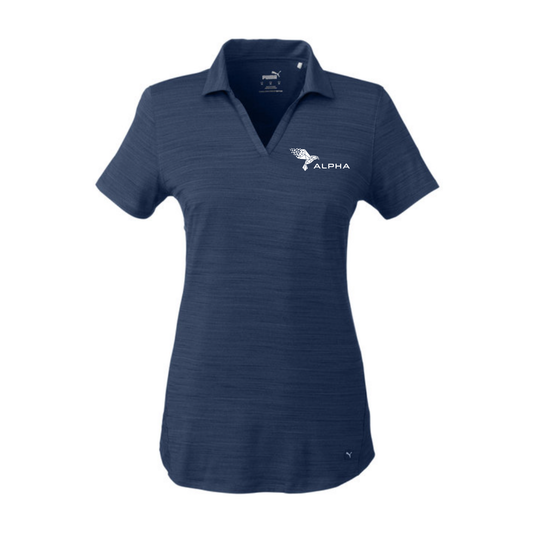 Navy Alpha Women's Puma Polo