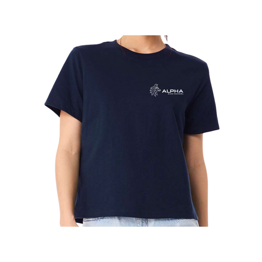 Women's Navy Comfort Tee