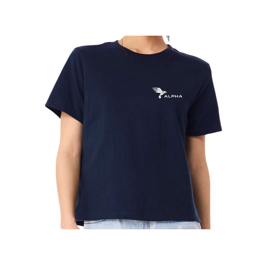 Women's Navy Comfort Tee