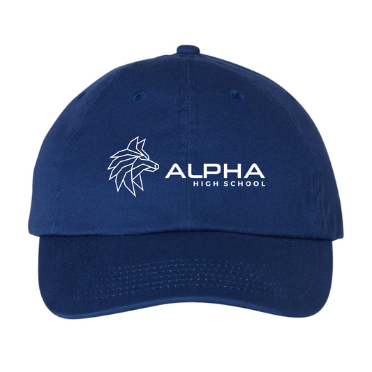 Blue Alpha Dad Hat