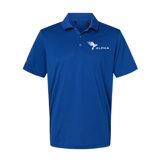 Blue Alpha Men's Adidas Polo