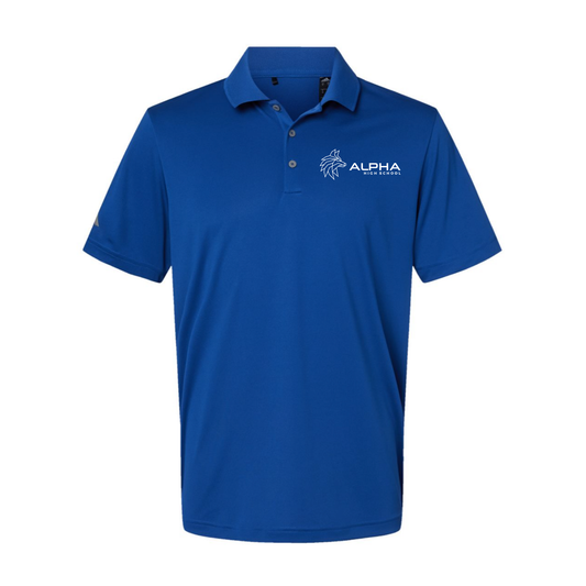 Blue Alpha Men's Adidas Polo