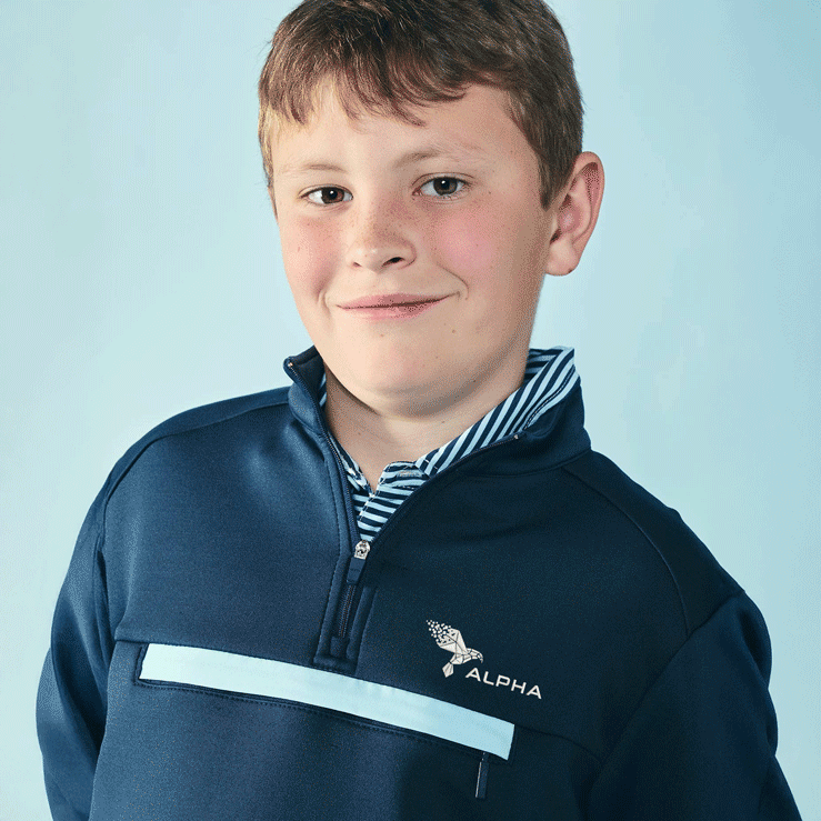 Boys Quarter-Zip Pullover