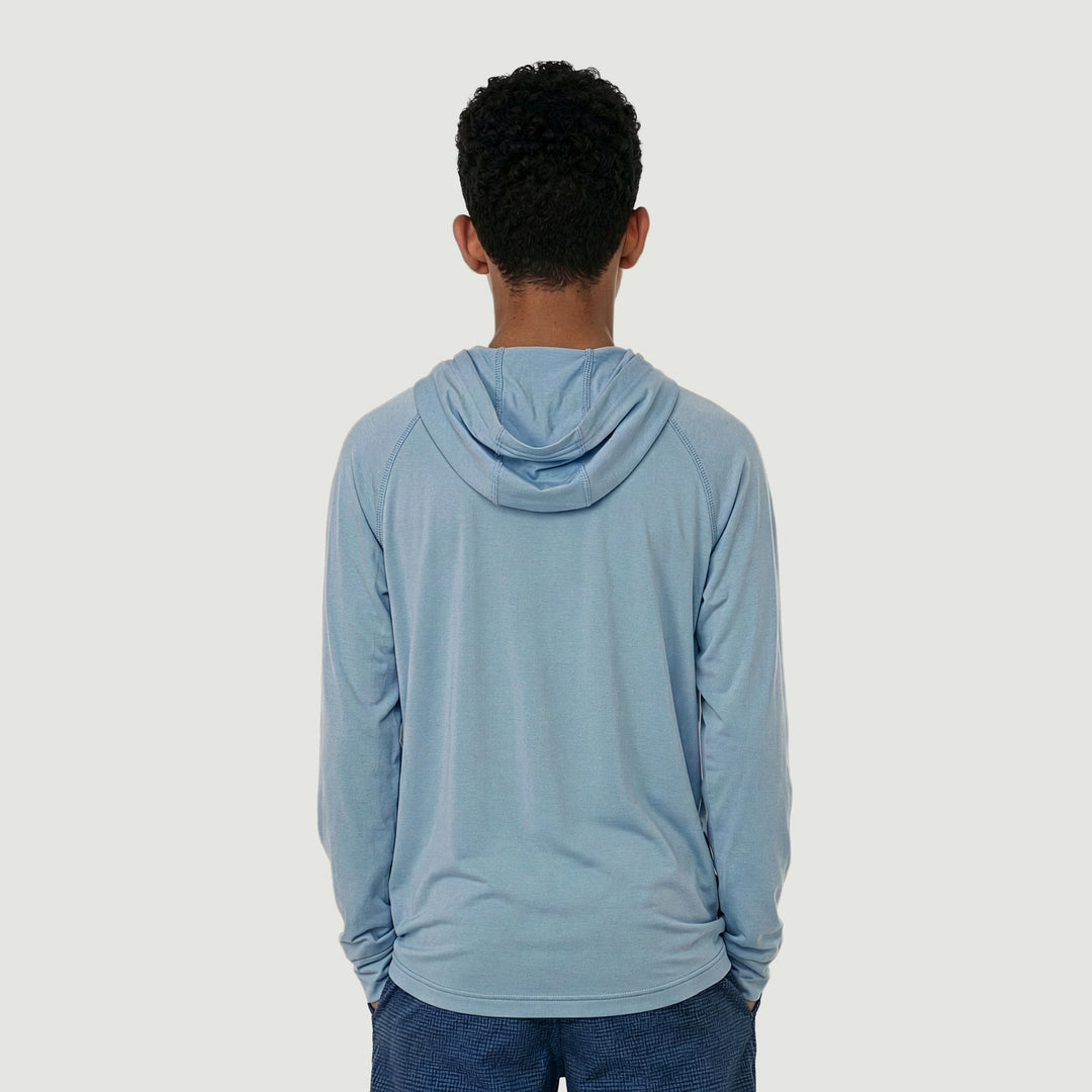 Youth Boys Hooded Sun Shirt