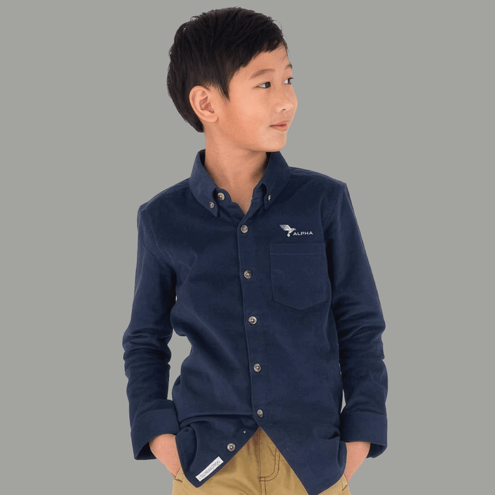 Boys Corduroy Button-up Shirt