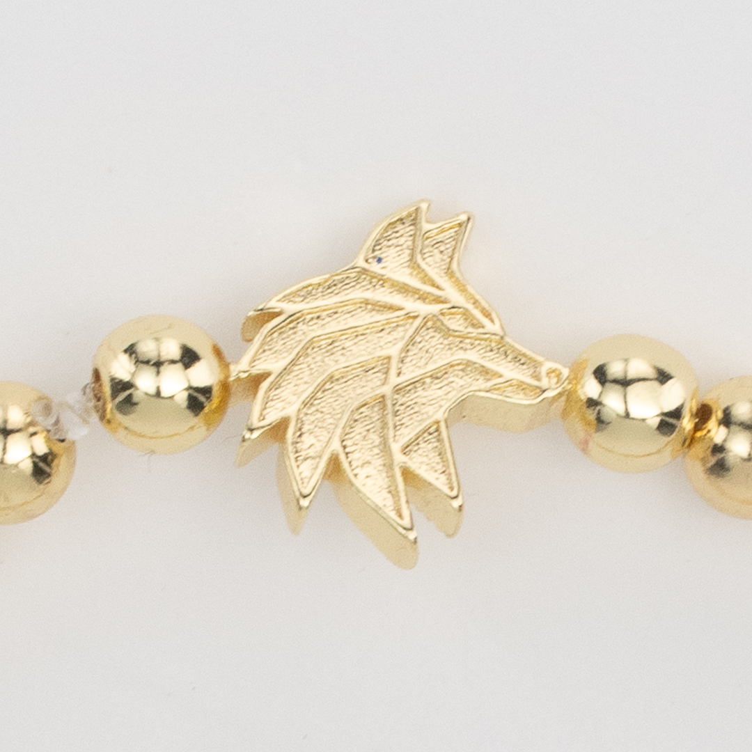 Pisa Charm Bracelet with Alpha Bird and Wolf