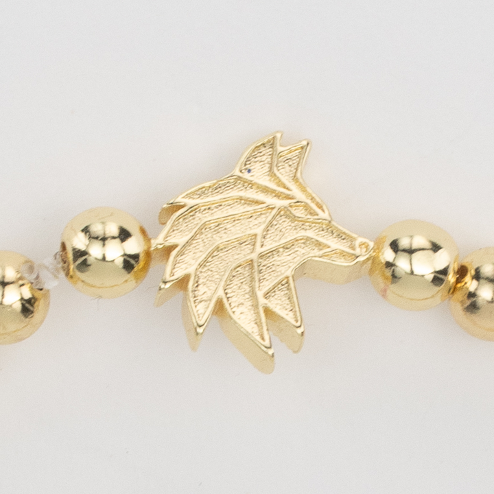 Pisa Charm Bracelet with Alpha Bird and Wolf
