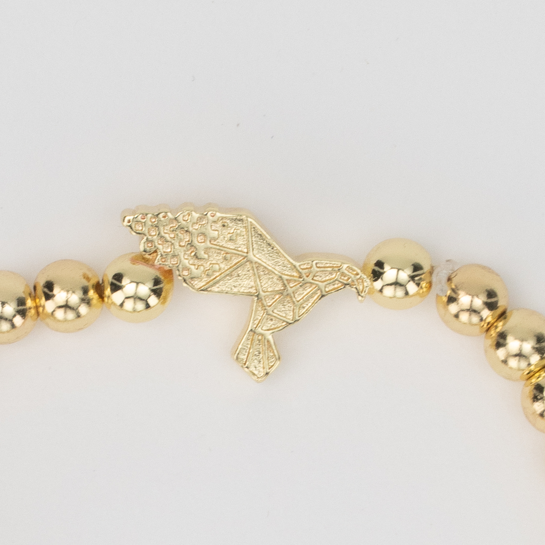 Pisa Charm Bracelet with Alpha Bird and Wolf