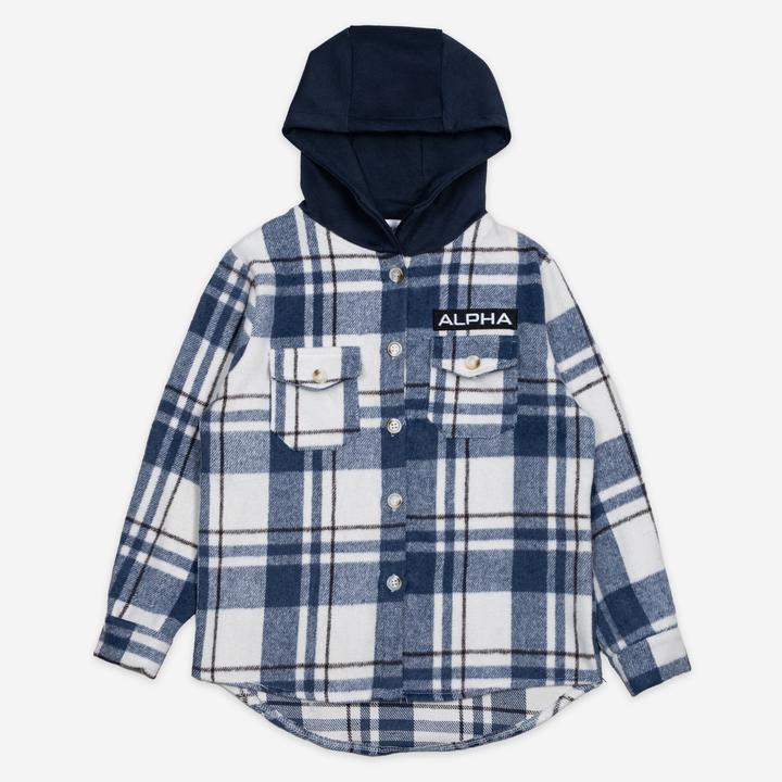 Plaid Flannel with Hood