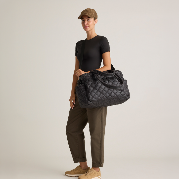 Alpha School Transit Quilted Duffle Bag