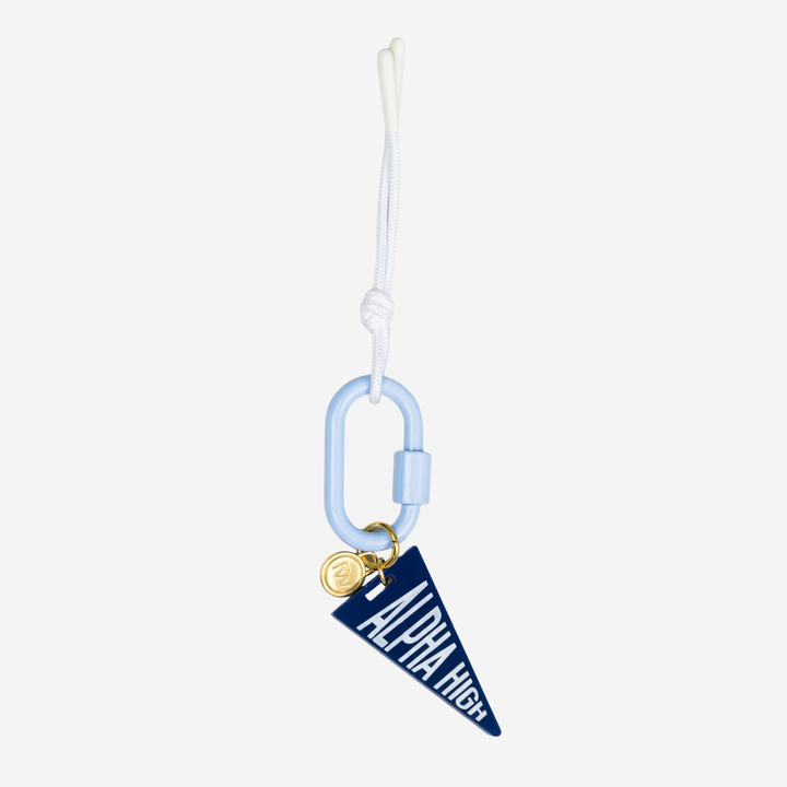 Alpha High Pennant Bag Charm
