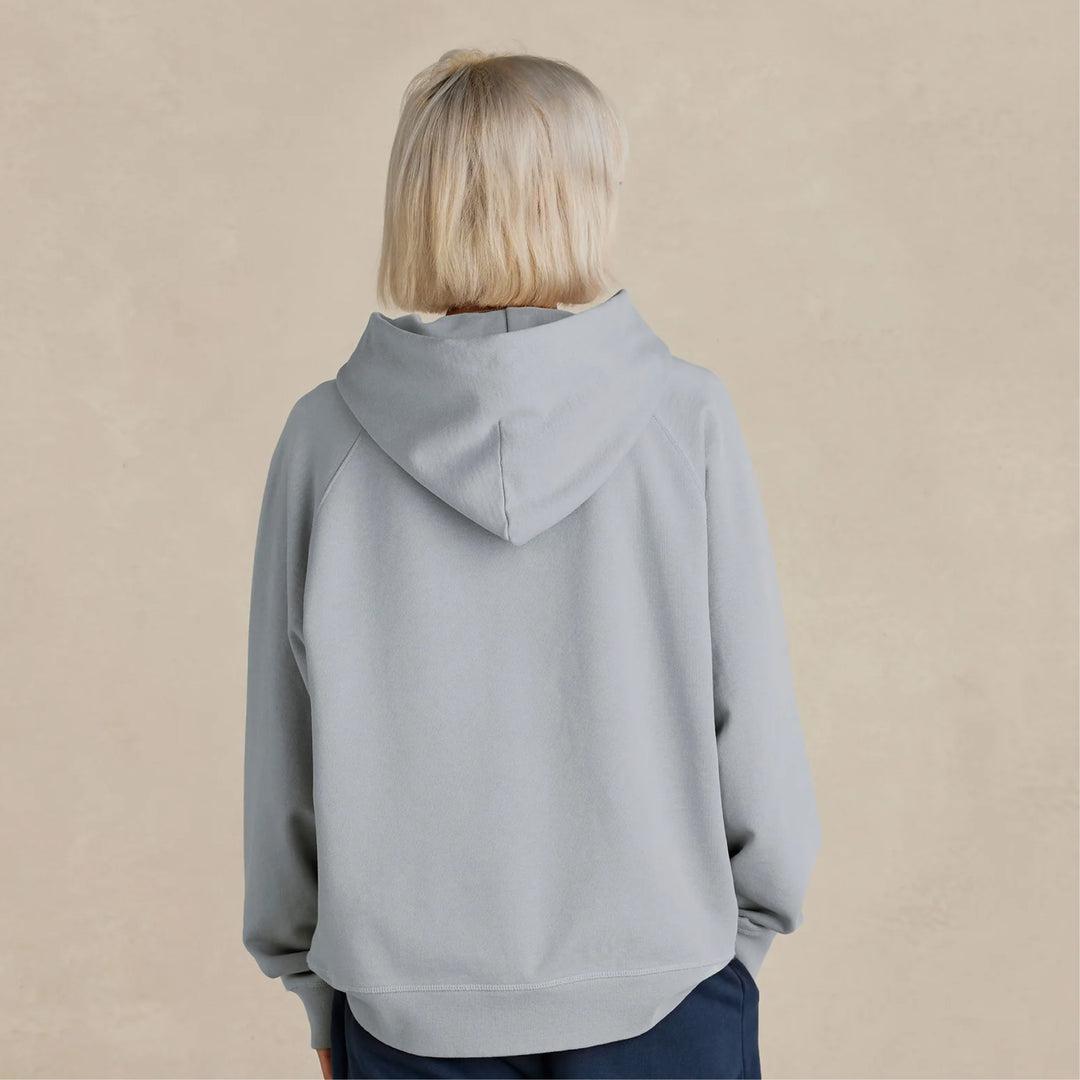 Ultra Heavyweight Organic French Terry Hoodie with Ella G. Patches (Unisex Fit)