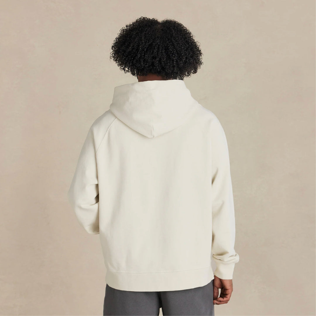 Ultra Heavyweight Organic French Terry Hoodie with Ella G. Patches (Unisex Fit)