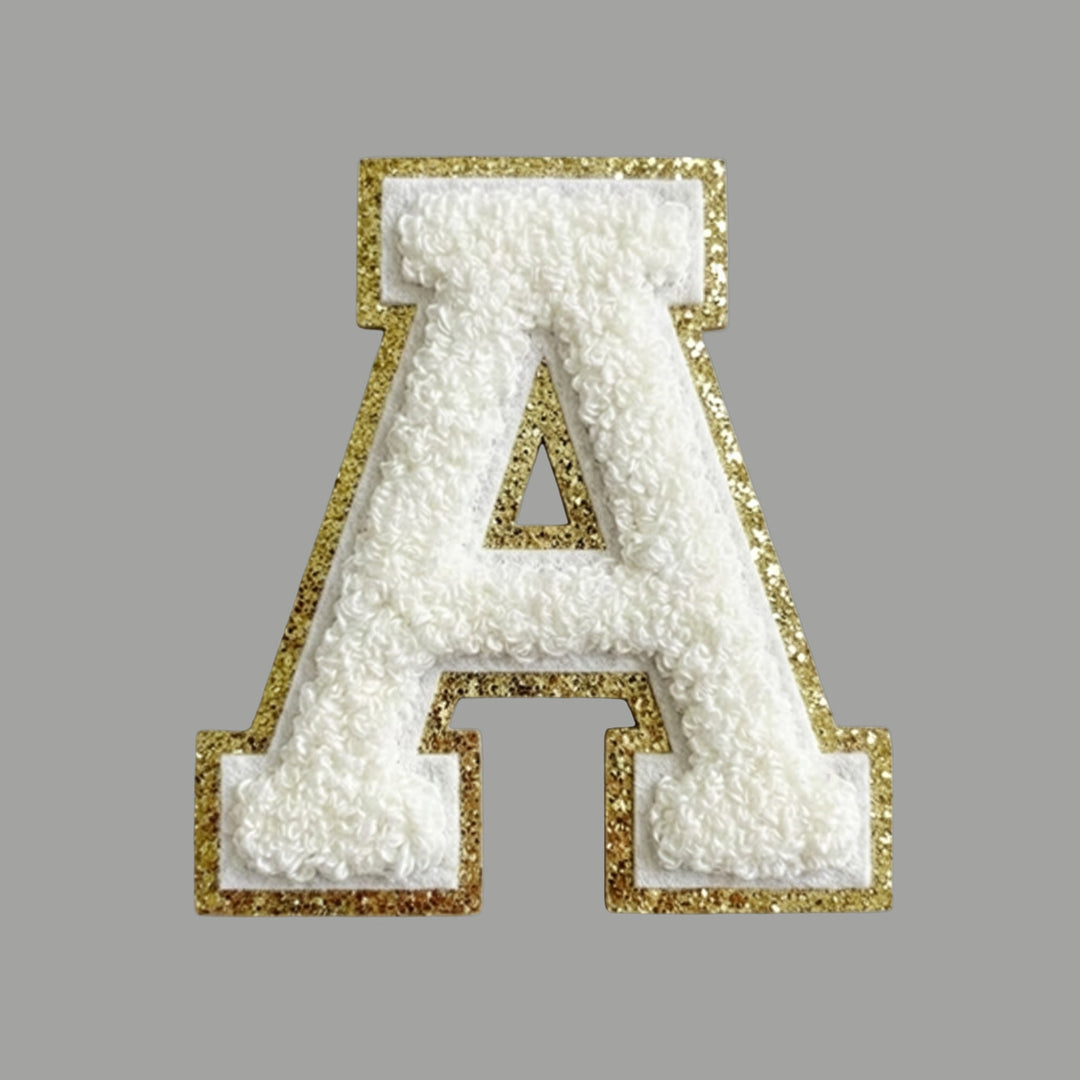 Photo of Chenille Letter Patch Self-Adhesive Varsity Letter