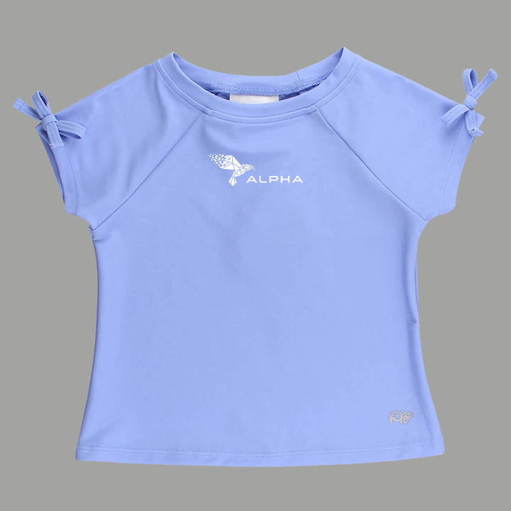 Girls Active Raglan Bow Shirt