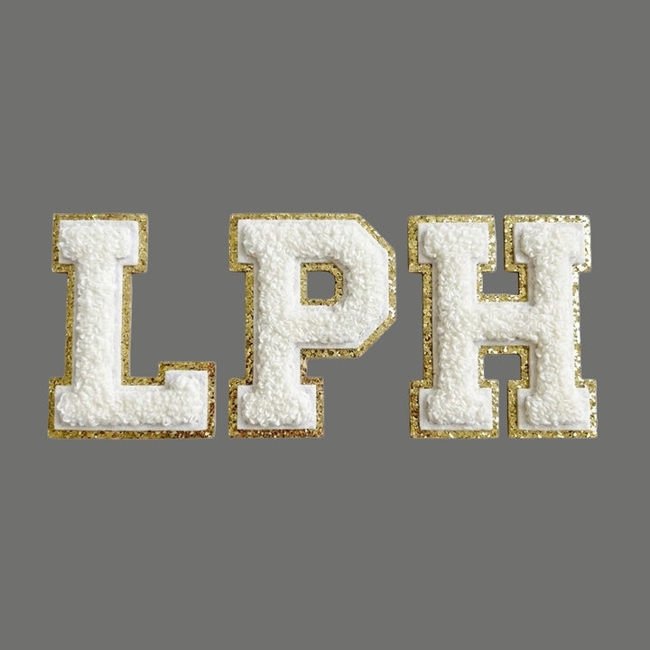 Photo of Chenille Letter Patch Self-Adhesive Varsity Letter
