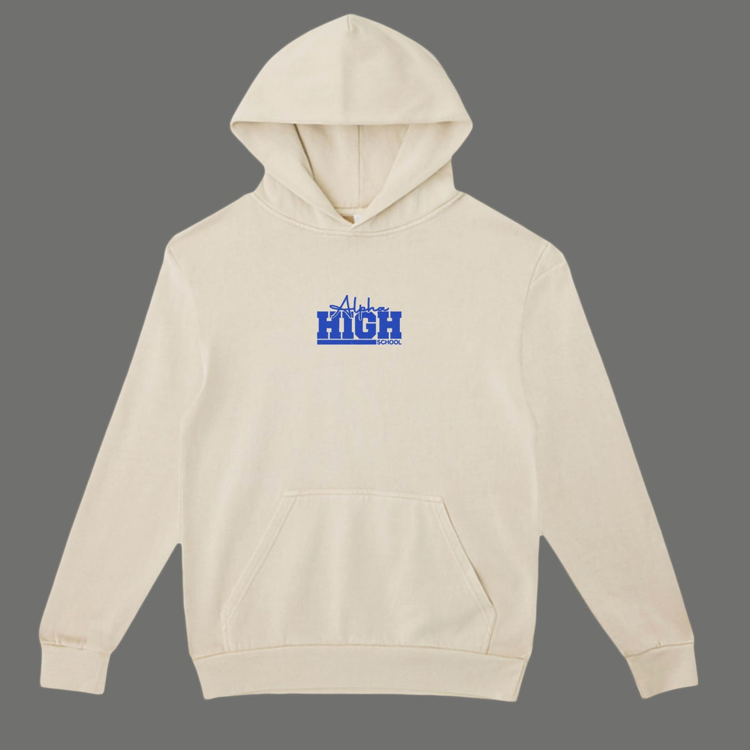 Photo of Alpha High, Embroidered Graphic Hoodie 1