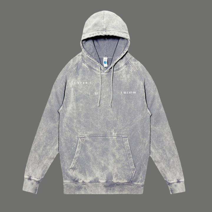 Photo of Screen Printed Acid Wash Hoodie