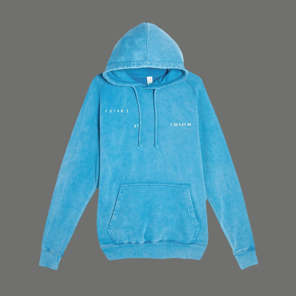 Photo of Screen Printed Acid Wash Hoodie