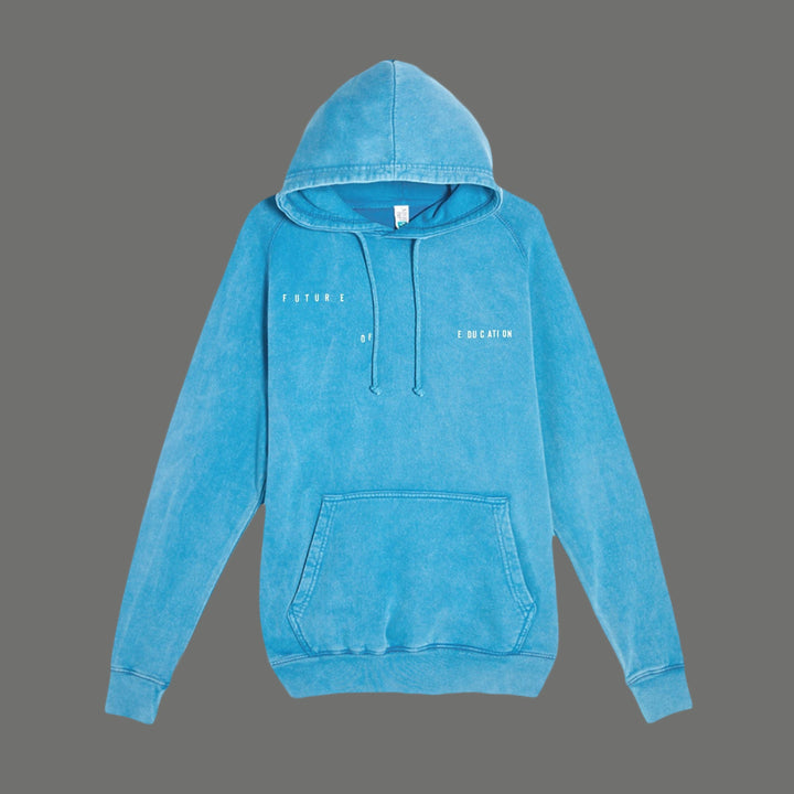 Photo of Screen Printed Acid Wash Hoodie