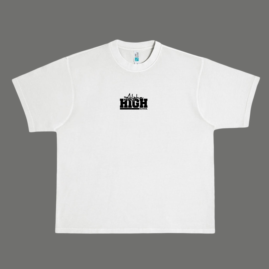 Photo of Alpha High, Heavy, Embroidered Graphic T-shirt 1