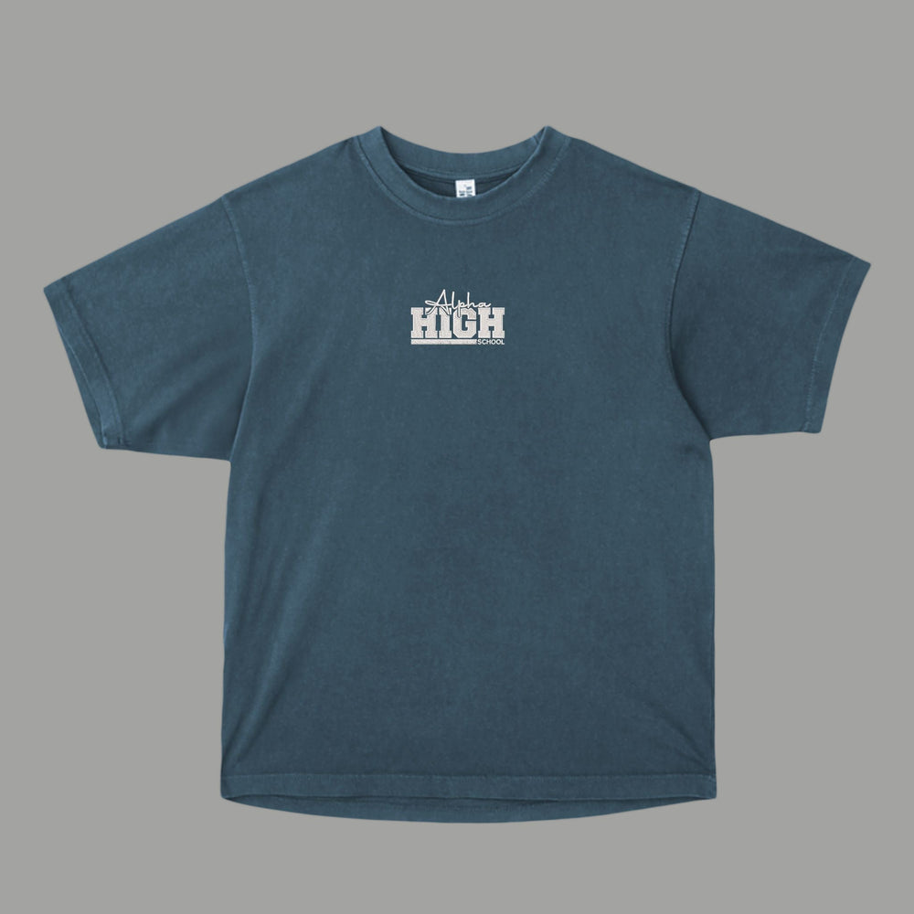 Photo of Alpha High, Heavy, Embroidered Graphic T-shirt 1