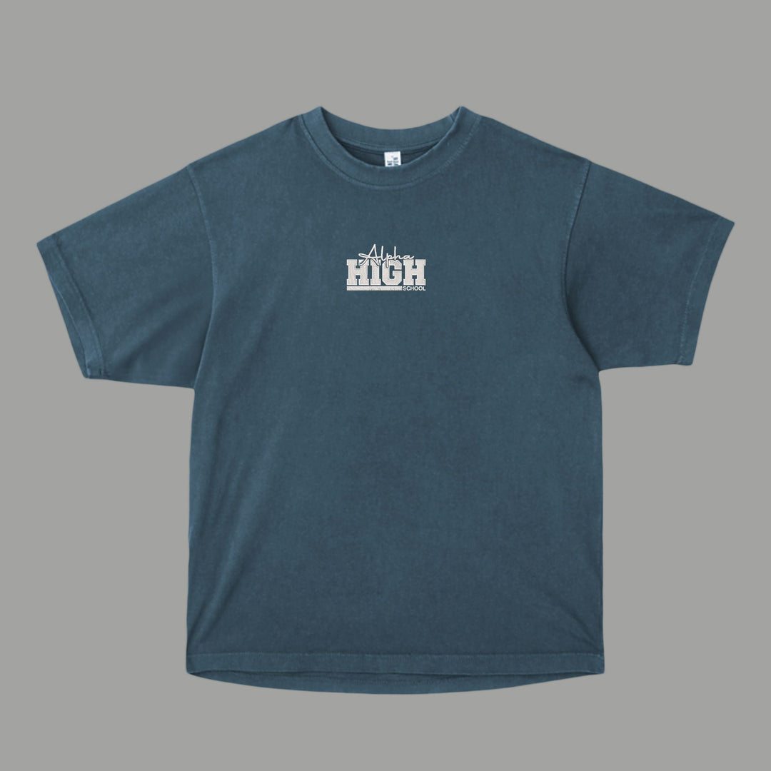 Photo of Alpha High, Heavy, Embroidered Graphic T-shirt 1