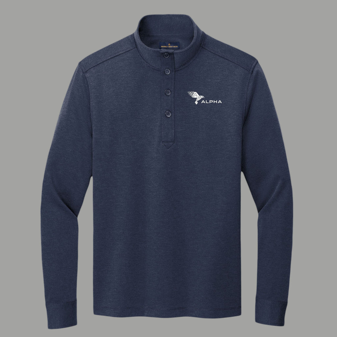 Photo of Brooks Brothers Mid-Layer Stretch 1/2-Button