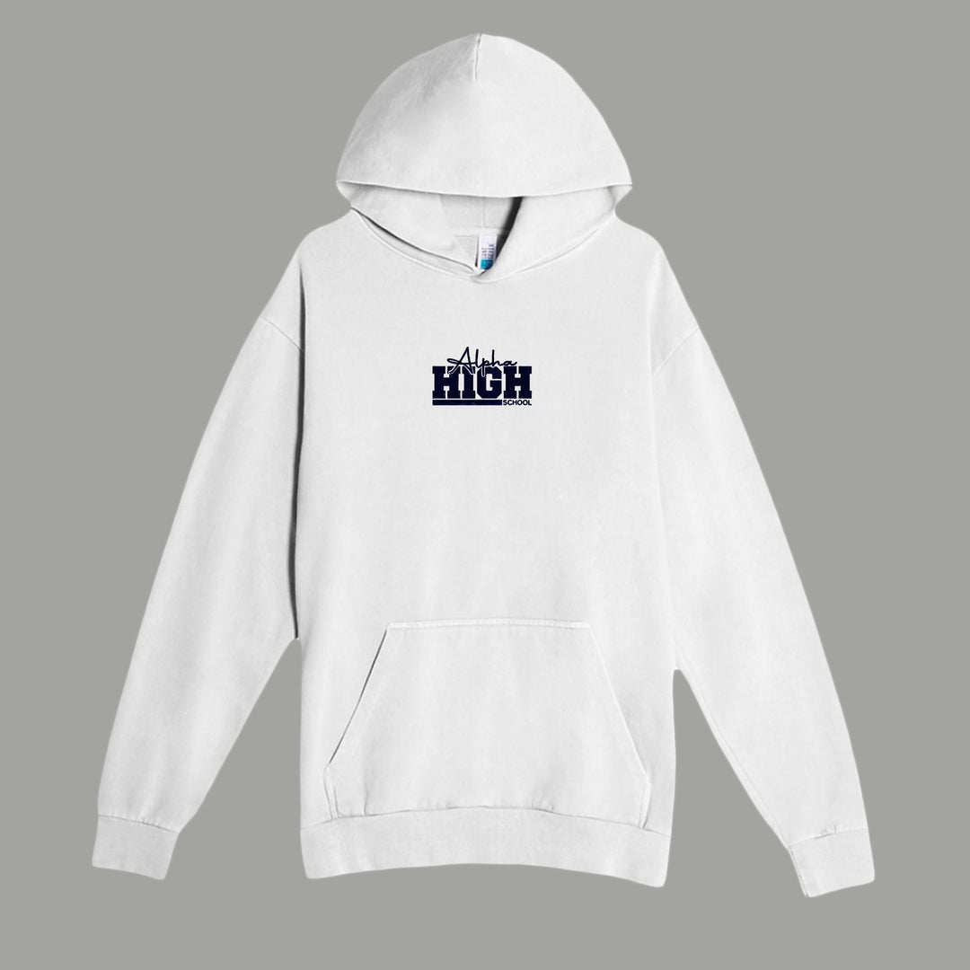 Photo of Alpha High, Embroidered Graphic Hoodie 1