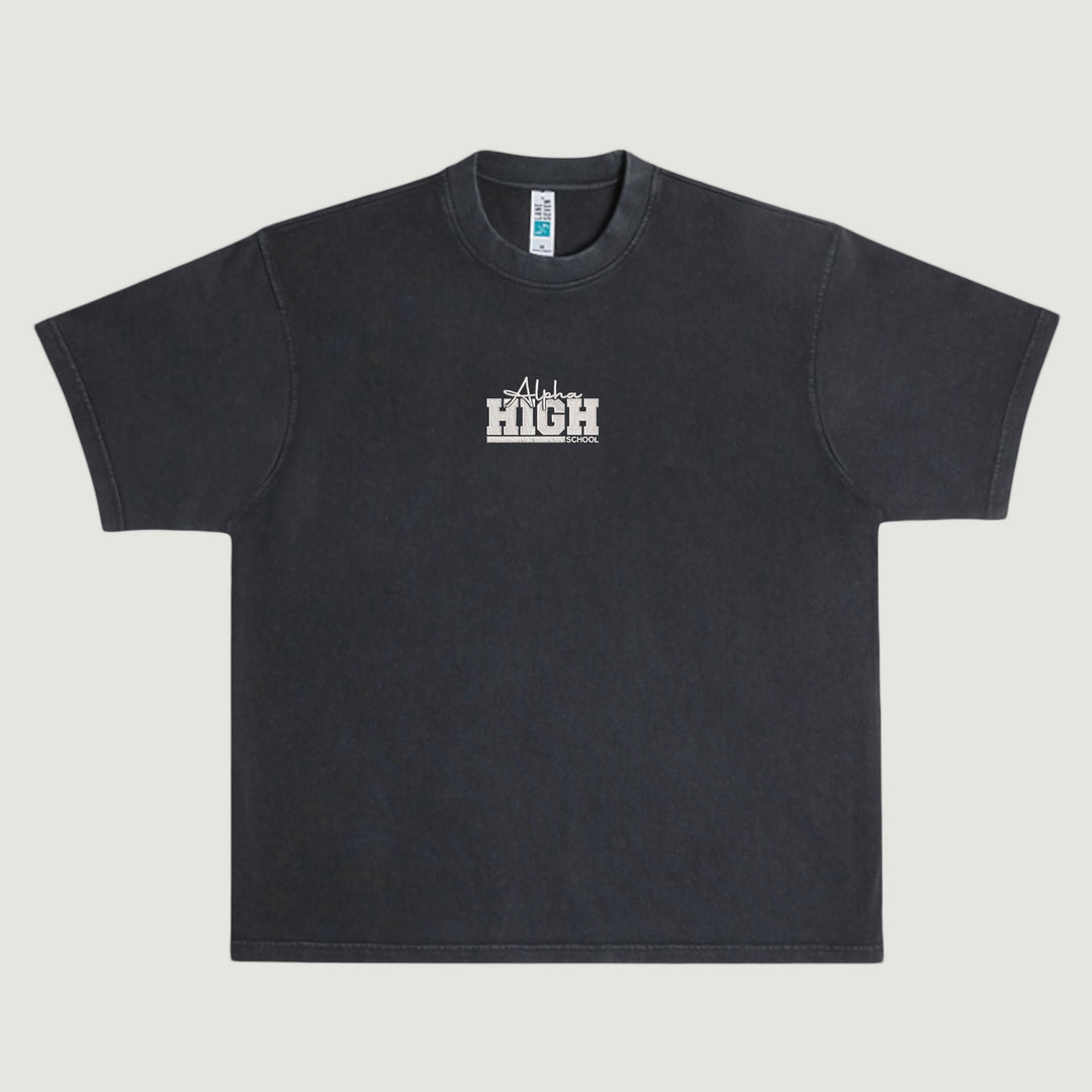 Photo of Alpha High, Heavy, Embroidered Graphic T-shirt 1
