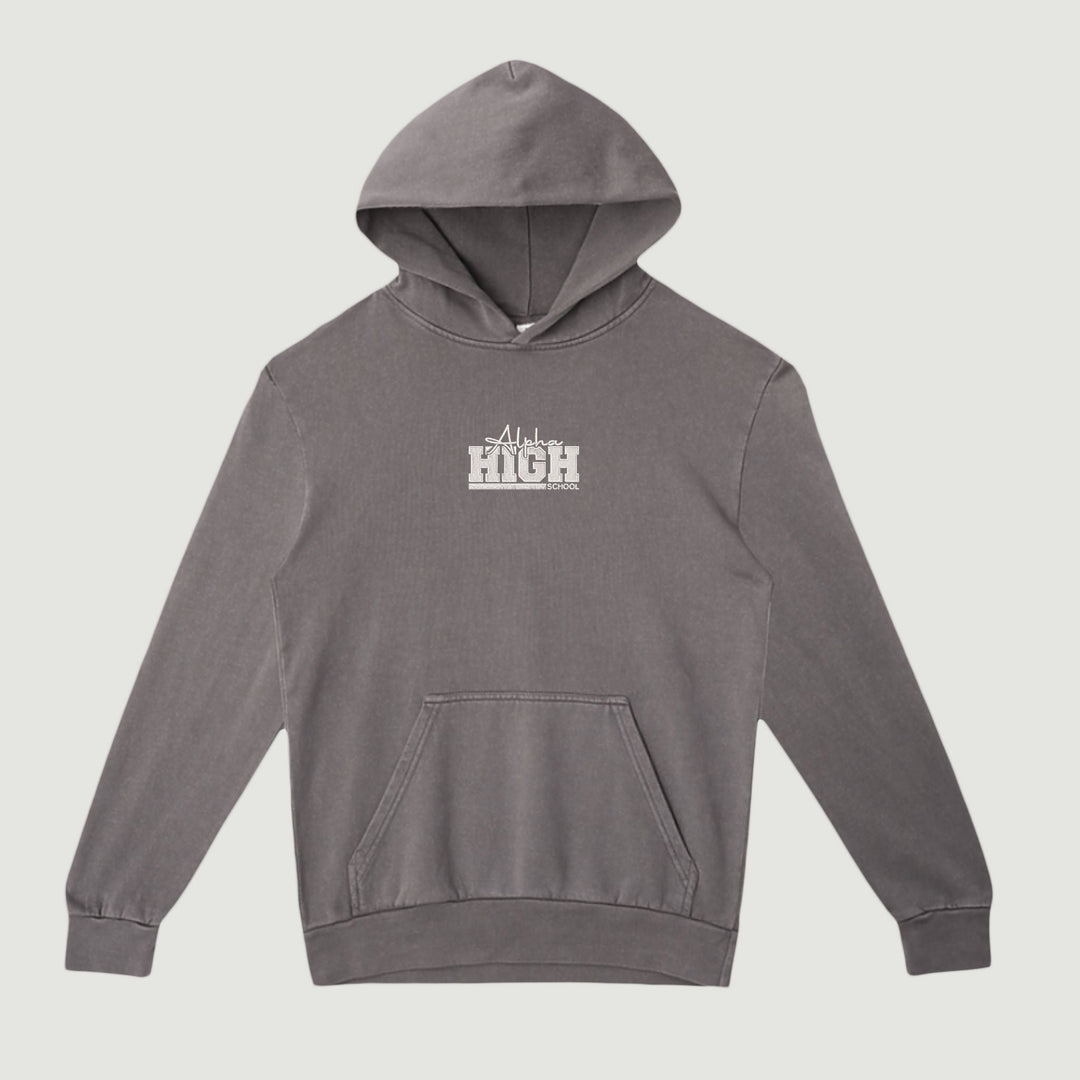 Photo of Alpha High, Embroidered Graphic Hoodie 1