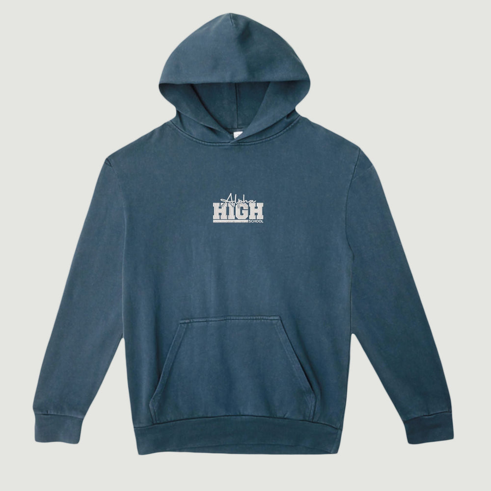 Photo of Alpha High, Embroidered Graphic Hoodie 1