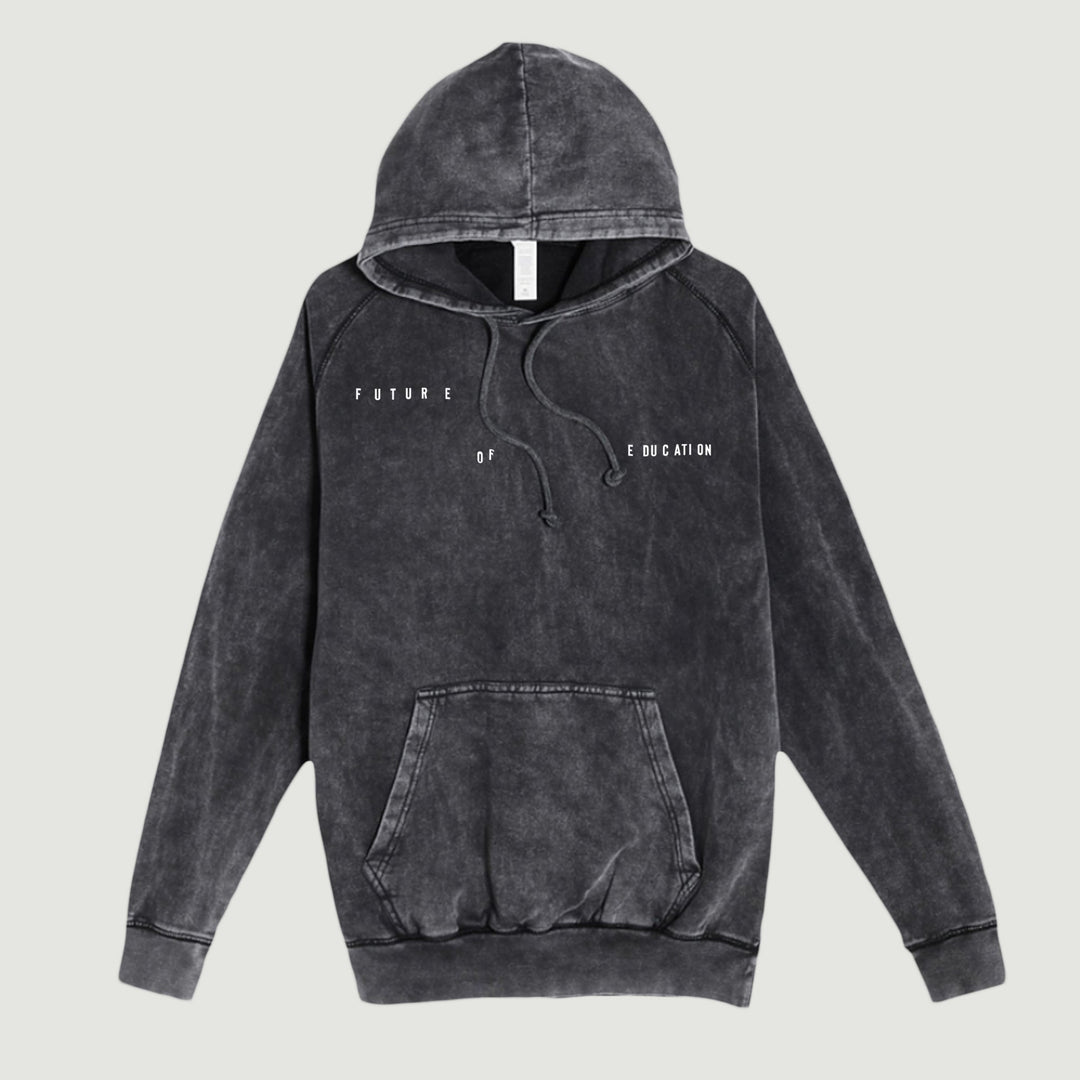 Photo of Screen Printed Acid Wash Hoodie