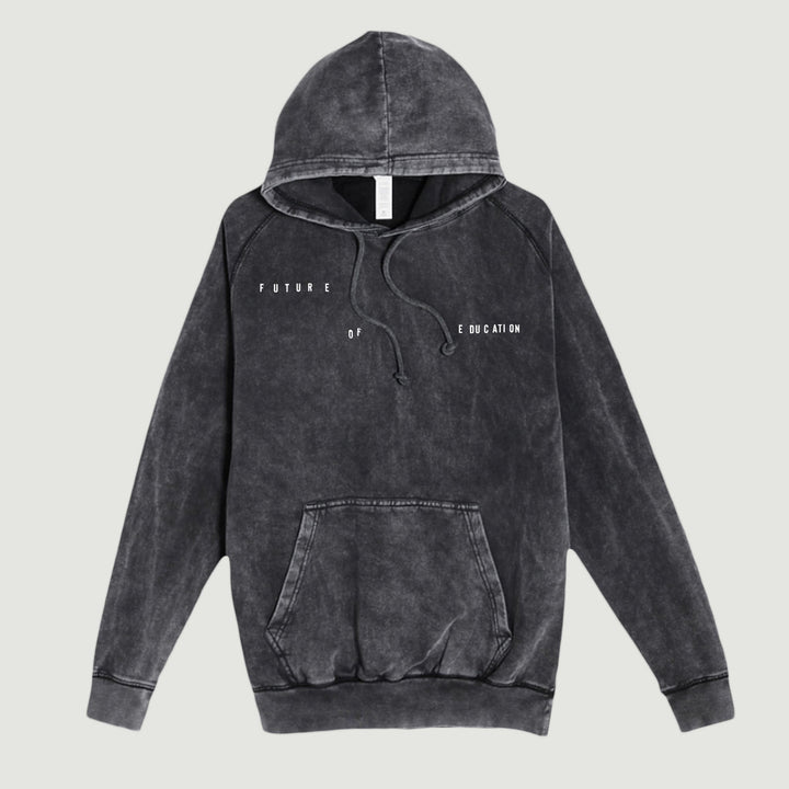 Photo of Screen Printed Acid Wash Hoodie